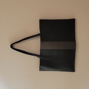 Black Leather Tote